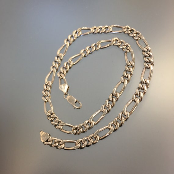 Sterling Silver Chain Necklace 45 Grams 