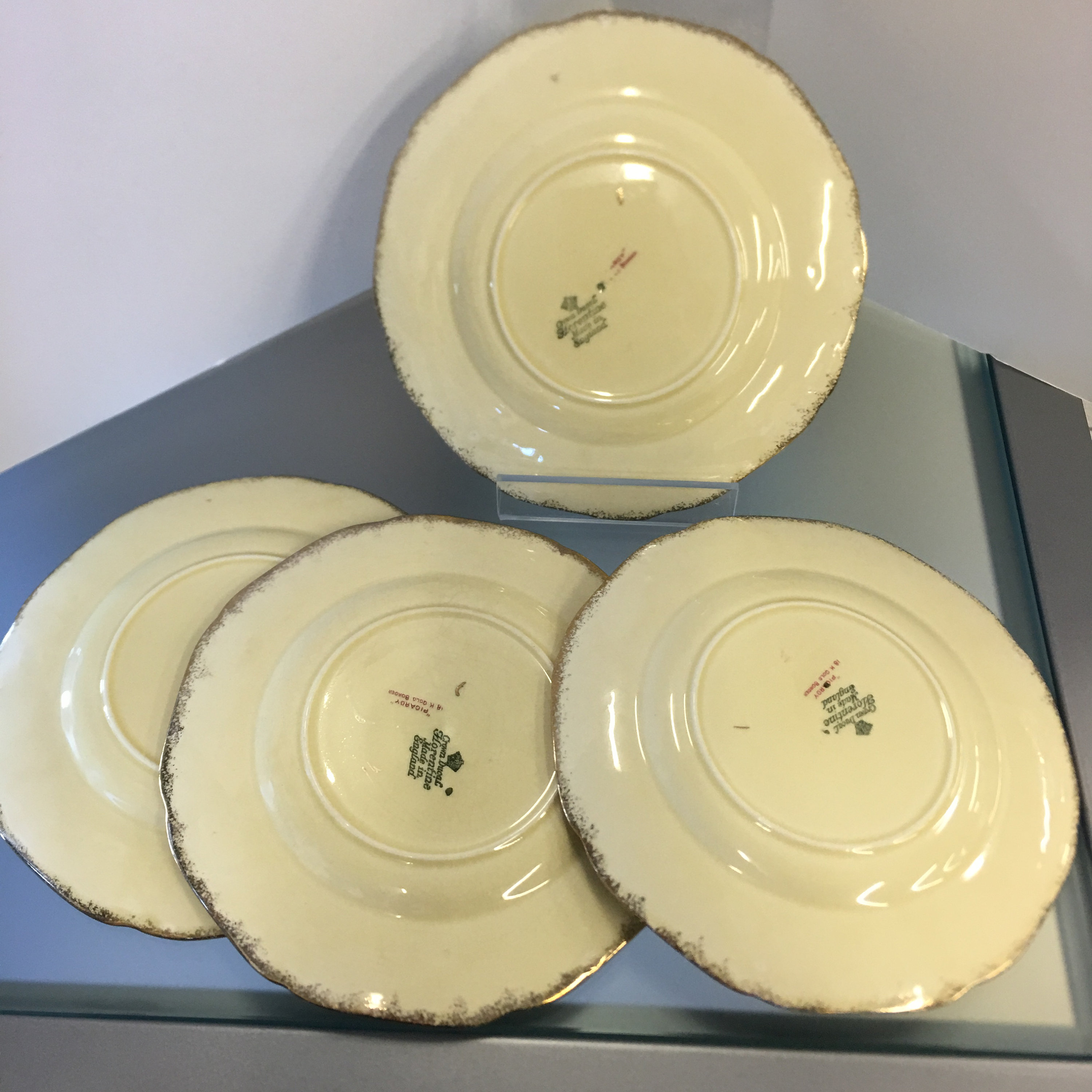 Crown Duchy/Corlondiaサラダプレート4枚セット Royal Crown Duchy
