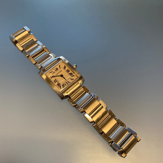 Cartier Tank Francaise Stainless Steel 