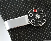 Robbins Co Bullet Chambers Vintage Tie Clip Bar 1 1 4 quot