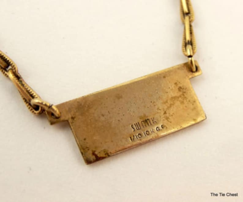 Letters SJP Initials Monogram Jewelry Vintage Chain Swank