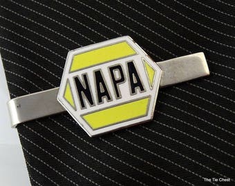 Vintage NAPA Promotional Tie Clip Bar Advertising