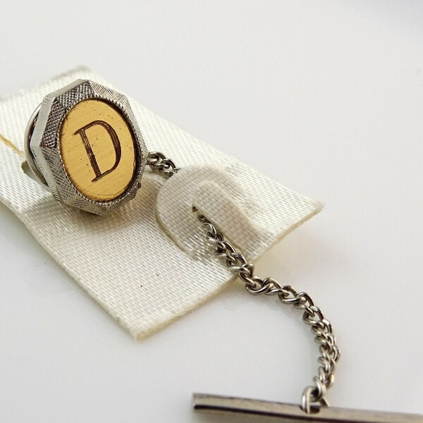 monogrammed tie tack