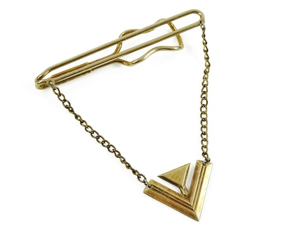 Hadley Vintage Tie Chain Art Deco V for Victory WW