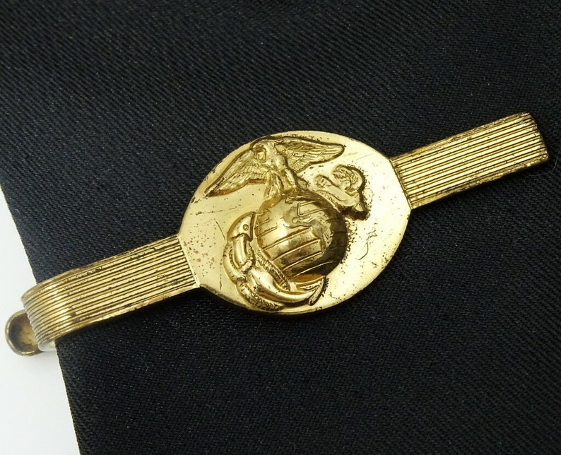 US Marine Corps Vintage Tie Clip Bar American Army Marines Military