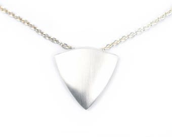 Sterling silver, solid arrow head pendant, 15grams , silver chain solid silver.