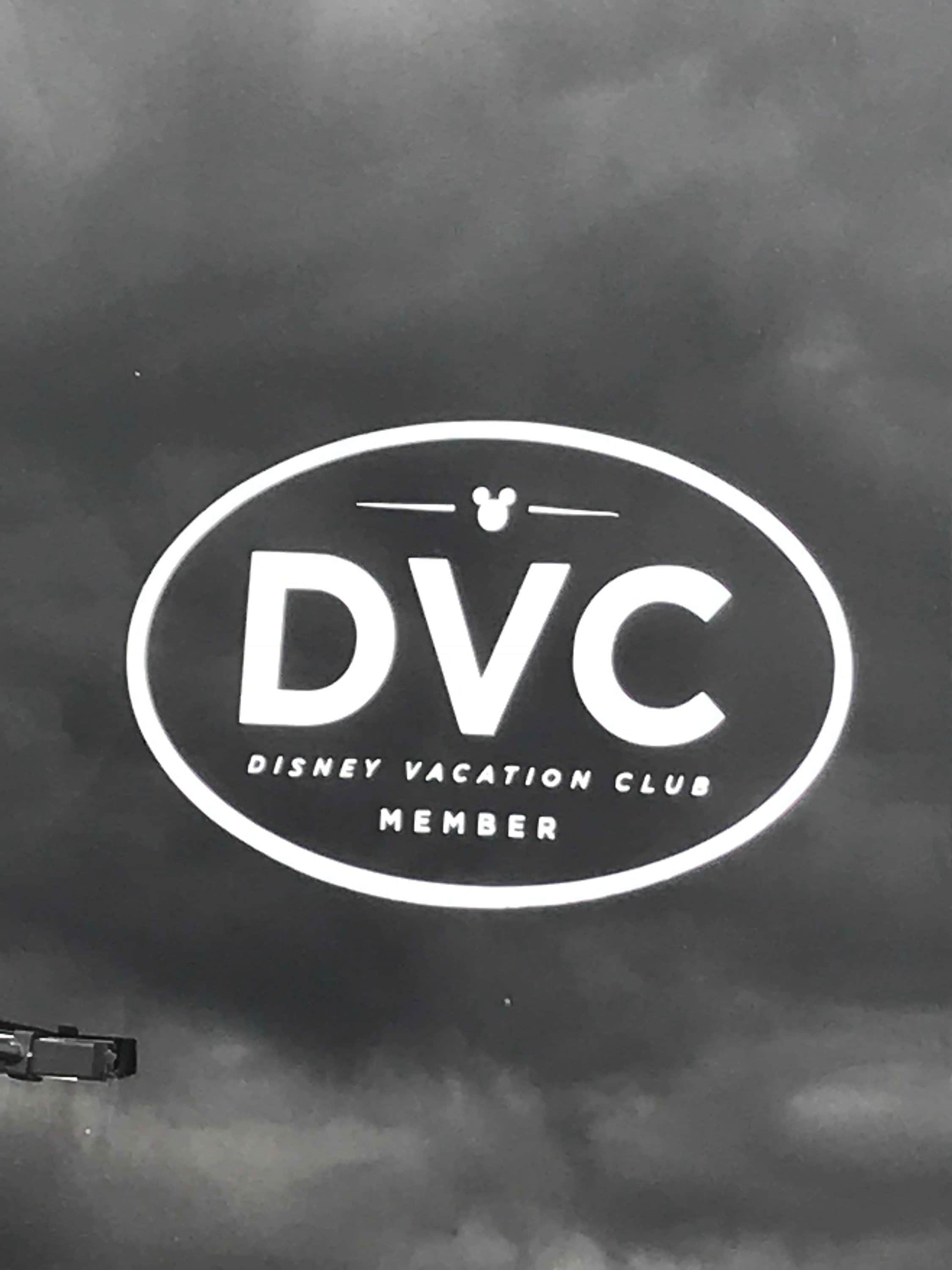 Disney Vacation Club decal