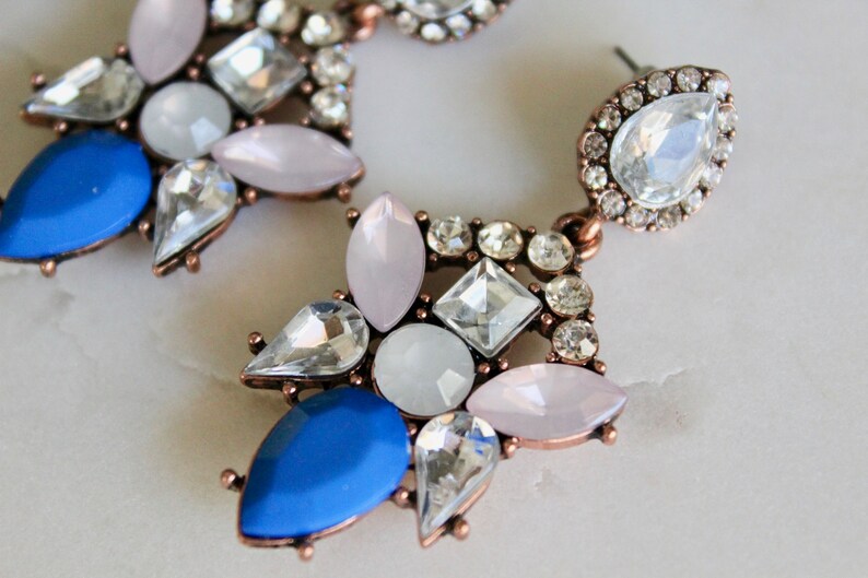 sparkly statement earrings
