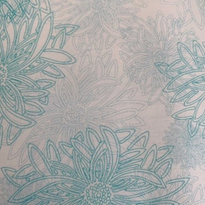 Art Gallery Floral Elements Icy Blue BTY by the yard