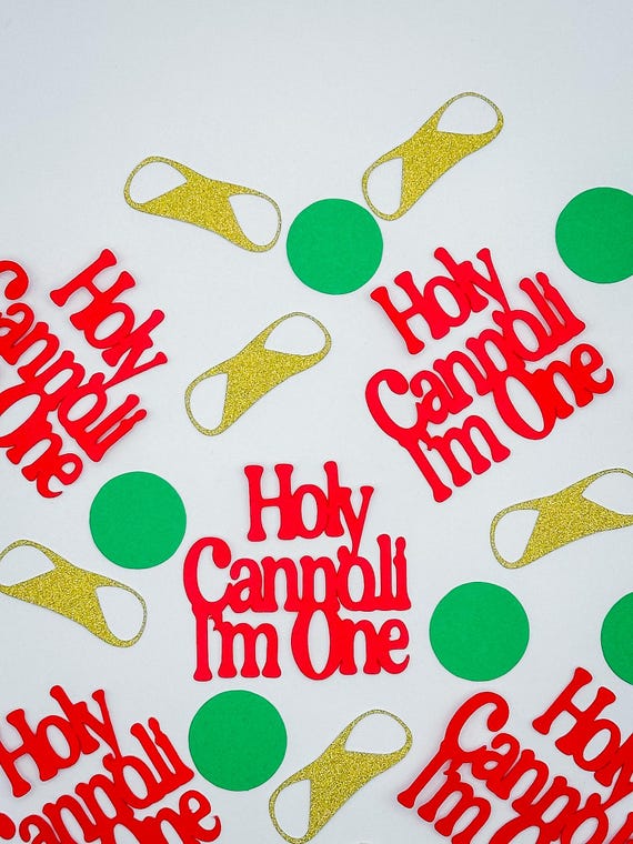 Holy Cannoli I'm One Confetti,  Italian Theme 1st Birthday