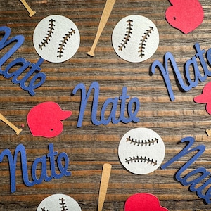 Personalisierte Baseball PartyConfetti