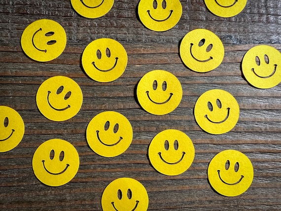 Smiley Face One Happy Dude Birthday Party Confetti