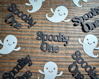 Spooky One Confetti – 1st Birthday Party Decor | 100 Pieces