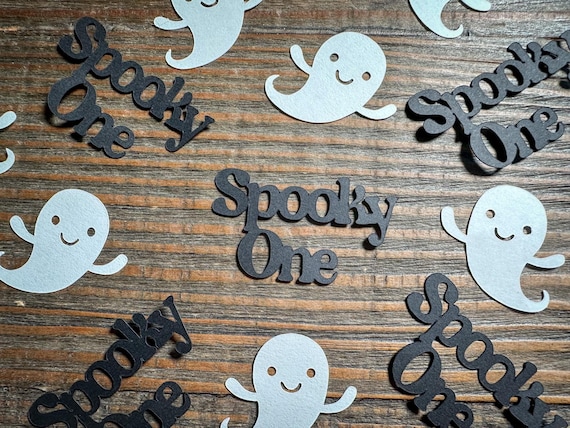 Spooky One Confetti – 1st Birthday Party Decor | 100 Pieces