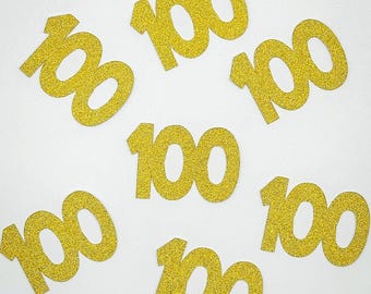 100th Birthday Confetti