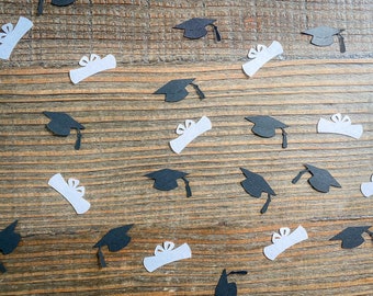 Graduation Cap and Diploma Graduation Confetti