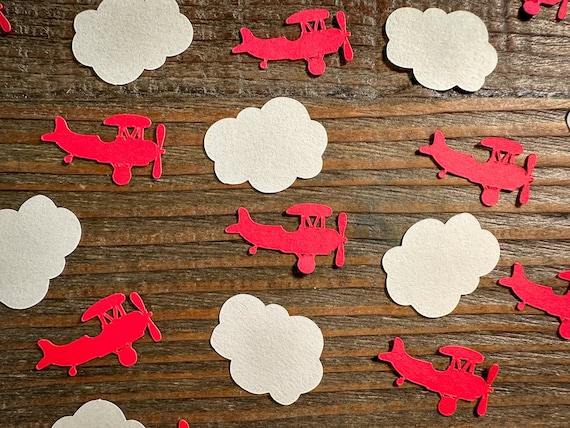 Time Flies Airplane Party Confetti