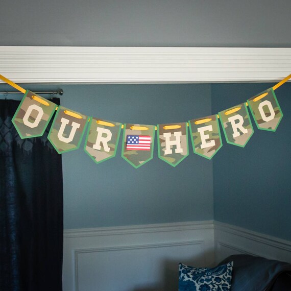 Our Hero Military Welcome Home Banner