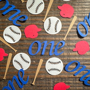 Confetes para festa de primeiro aniversário de beisebol, Confetes para novato do ano