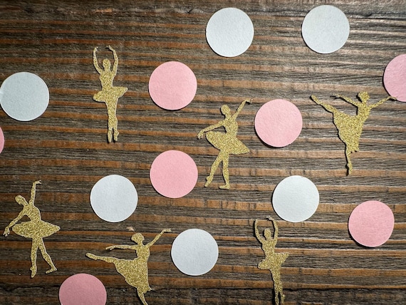Ballerina Confetti – 100-Piece Set for Ballet Parties, Recitals & Birthday Decorations