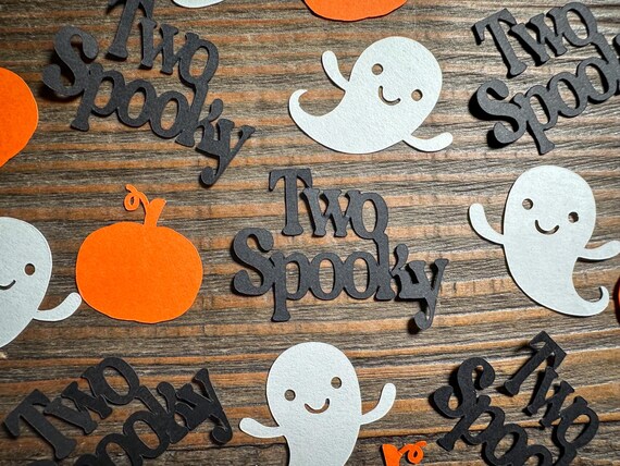 Two Spooky Confetti – Halloween 2nd Birthday Party Decor | 100 Pieces