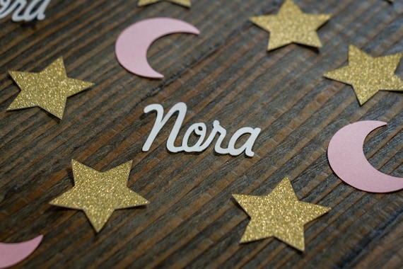 Personalized Twinkle Twinkle Little Star Party Confetti