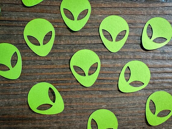 Green Alien Party Confetti