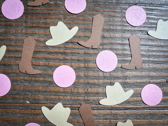 Cowgirl Party Confetti – Western Party Table Decor