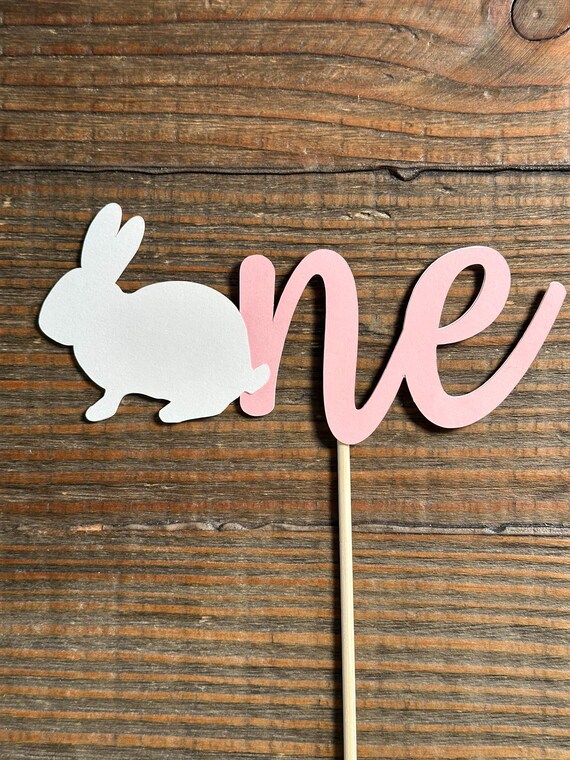 Somebunny is One Birthday Cake Topper