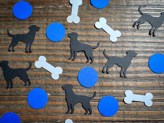 Dog Party Confetti – Custom Color Circles for Kids’ Birthdays, Dog Birthdays & Gotcha Days