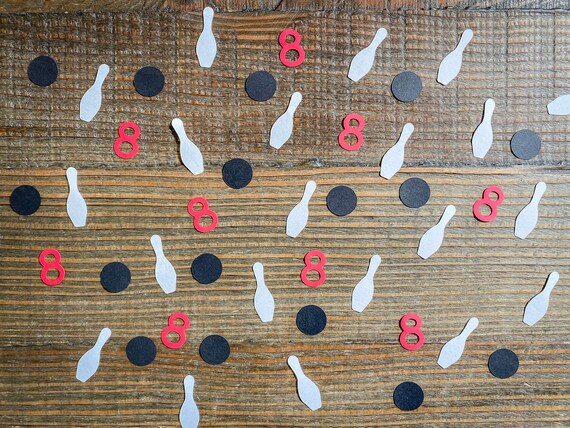 Personalized Bowling Age Confetti