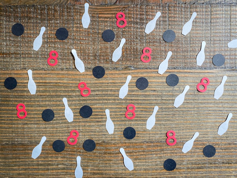 Personalized Bowling Age Confetti