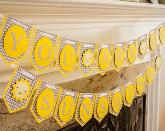 You Are My Sunshine Party Banner