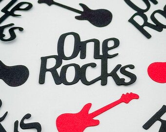 Confettis pour une fête d'anniversaire One Rocks – 100 pièces