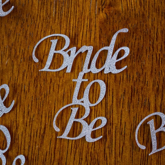 Bride to Be bridal shower confetti