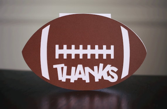 Football Thank You Card