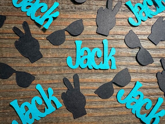 Personalized Two Cool Party Confetti, One Cool Dude Party Confetti