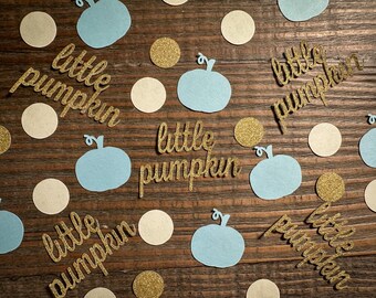 Little Pumpkin Confetti – Custom Colors for Birthdays & Baby Showers (100 pcs)