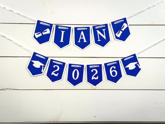 Personalized Class of 2026 Graduation Banner