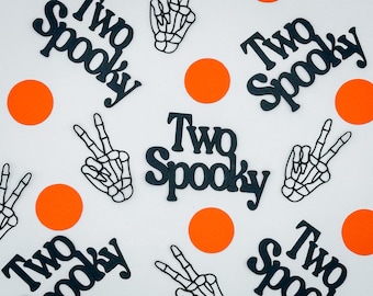 Two Spooky Birthday Confetti