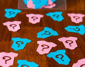 Gender Reveal Baby Shower Party Confetti