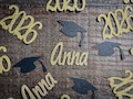 Personalized Gold 2026 Graduation Confetti