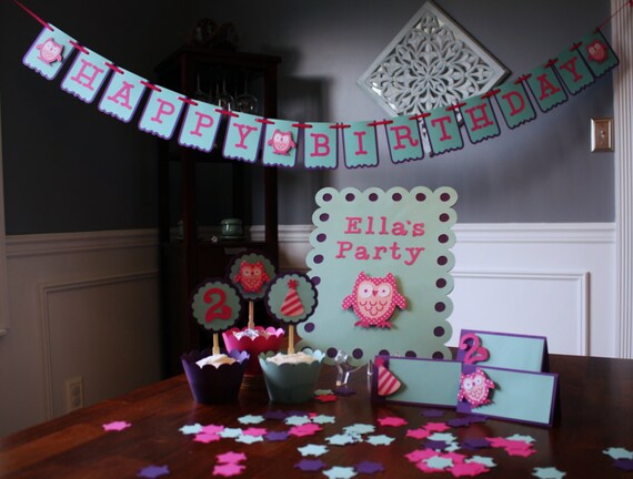 Owl Party Kit Option 1