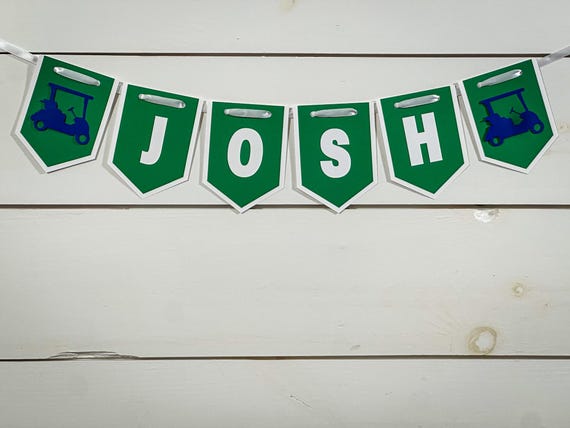 Personalized Golf Banner