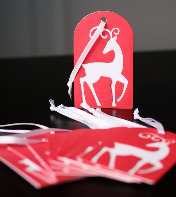 Reindeer Christmas Gift Tag