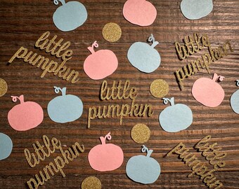 Little Pumpkin Confetti – Custom Colors for Birthdays & Baby Showers (100 Pieces)