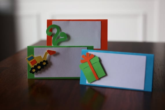 Construction Party Menu/Place Cards