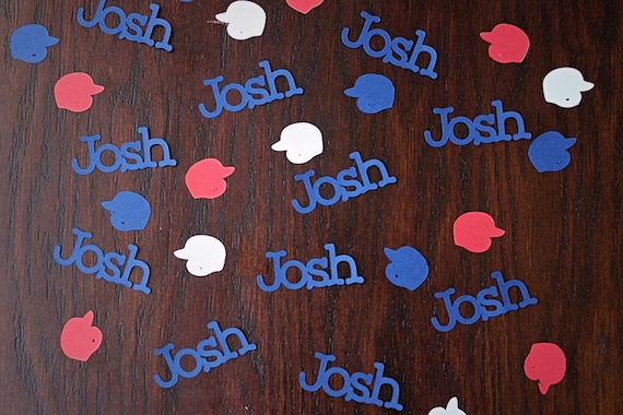 Personalized Baseball Party Confetti