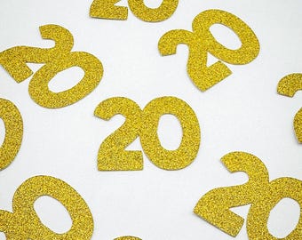 20th Birthday Confetti