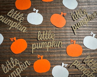 Little Pumpkin Confetti – Birthday & Baby Shower Decor (100 Pieces)